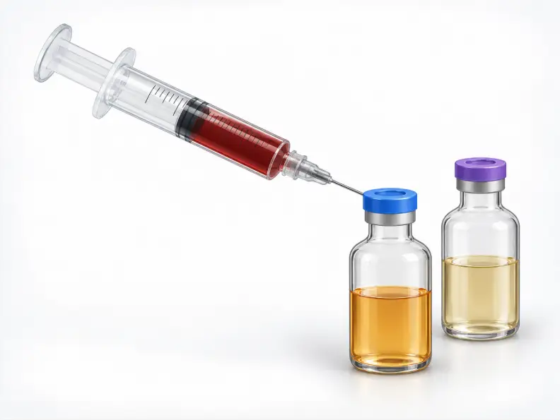 Extracción de hemocultivos con jeringa y orden de inoculación de los frascos
